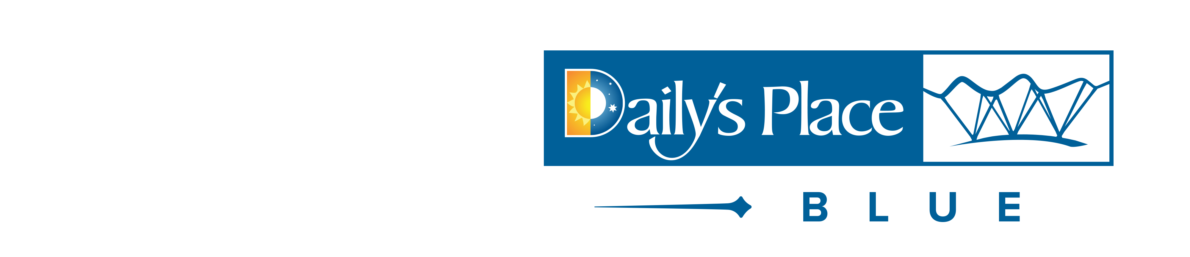 Daily's Logo - Daily's Place Blue. Daily's Place