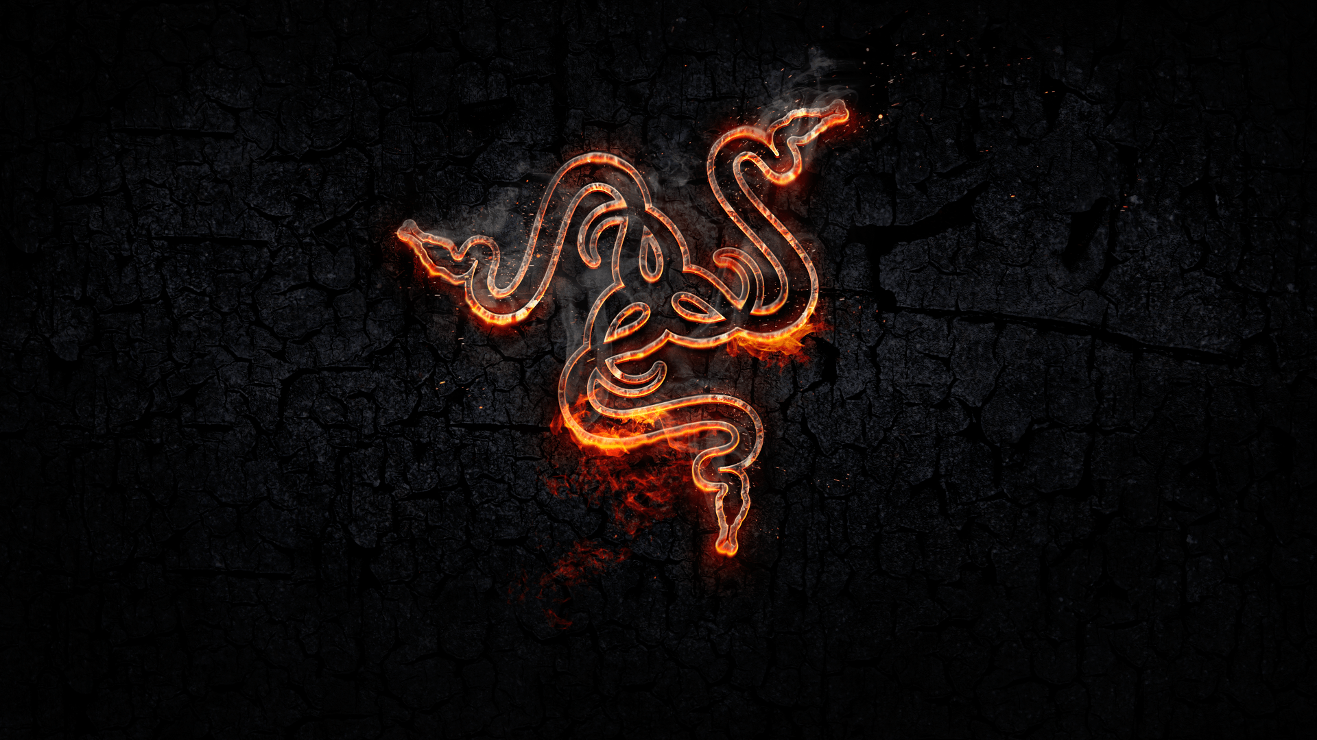 Razar Logo - Wallpaper Razer, Logo, Fire, Gaming, Snake - WallpaperMaiden