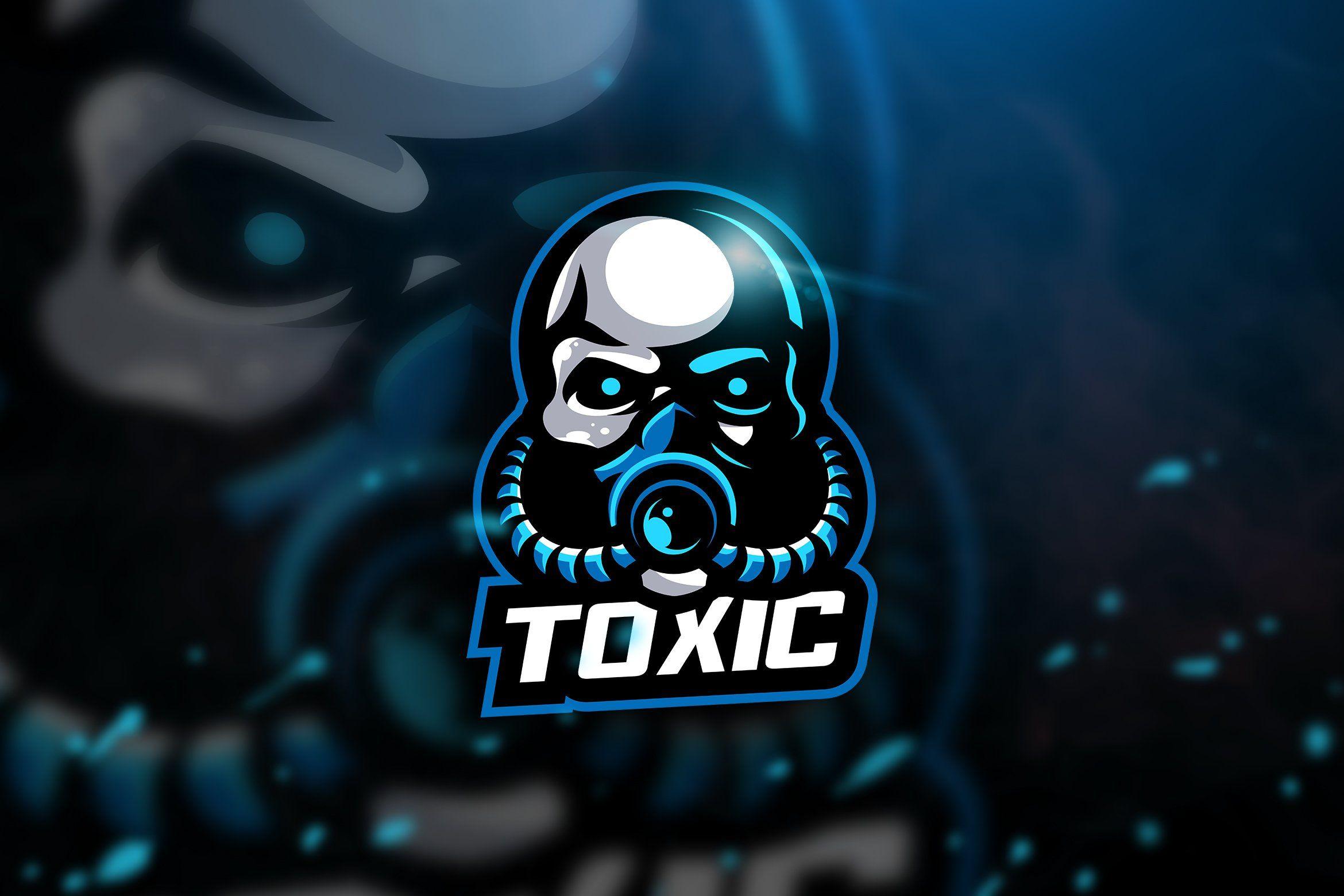 Toxic Logo - Toxic blue & Esport Logo