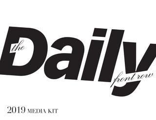 Daily's Logo - The Daily Front Row 2019 Media Kit by DAILY FRONT ROW INC