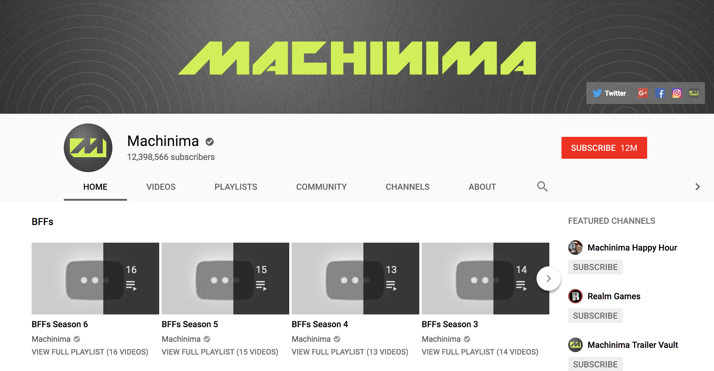 Machinima.com Logo - Machinima, one of YouTube's biggest and oldest channels, goes dark ...