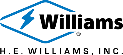 Williams Logo - H.E. Williams, Inc. | Commercial Lighting Manufacturer | USA Proud