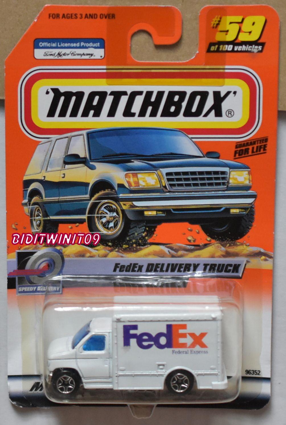 Matchbox Logo - MATCHBOX 2000 TREASURE HUNT W/ MATCHBOX LOGO FEDEX DELIVERY TRUCK ...