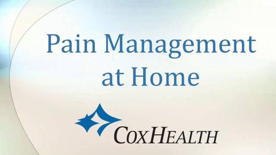 CoxHealth Logo - Pain Management at Home