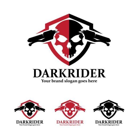 Rider Logo - dark rider logo design vector free download