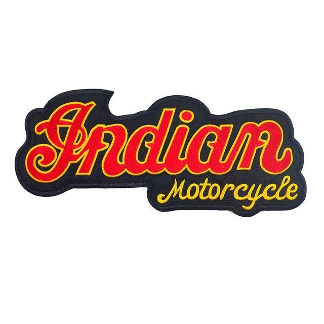 Rider Logo - US $7.59 30% OFF|Embroidered Patches Indian Motorcycle Logo Full Chief  Rider Back For MC Vest Jacket Biker Lable Patches Iron On Stickers  Clothes-in ...