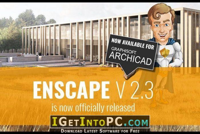 Enscape3d Logo - Enscape3D 2.3.2.703 for Revit SketchUp Rhino ArchiCAD Free Download