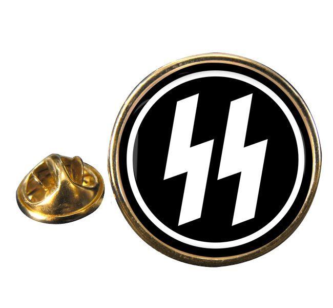 Schutzstaffel Logo - Schutzstaffel SS Round Pin Badge