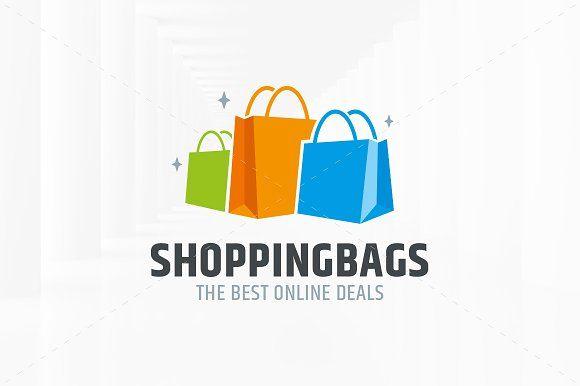 Bag Logo - Shopping Bags Logo Template