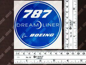 Dreamliner Logo - ROUND DIECUT BOEING 787 DREAMLINER LOGO DECAL / STICKER 3.5 x 3.5