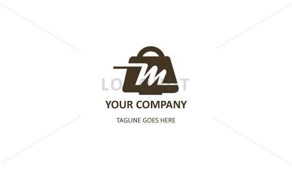 Bag Logo - M Letter Travel Bag Logo