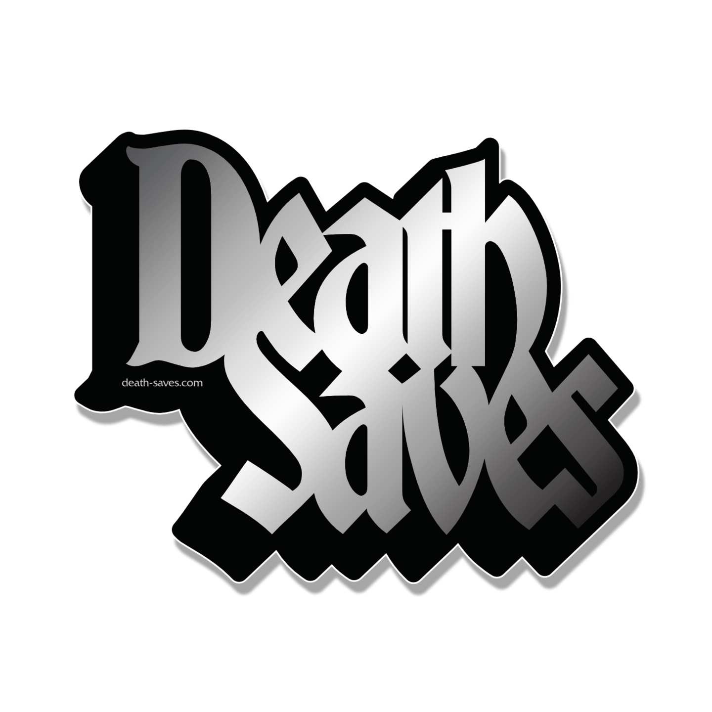 Gothic Logo - DS Gothic Logo Sticker (Silver)