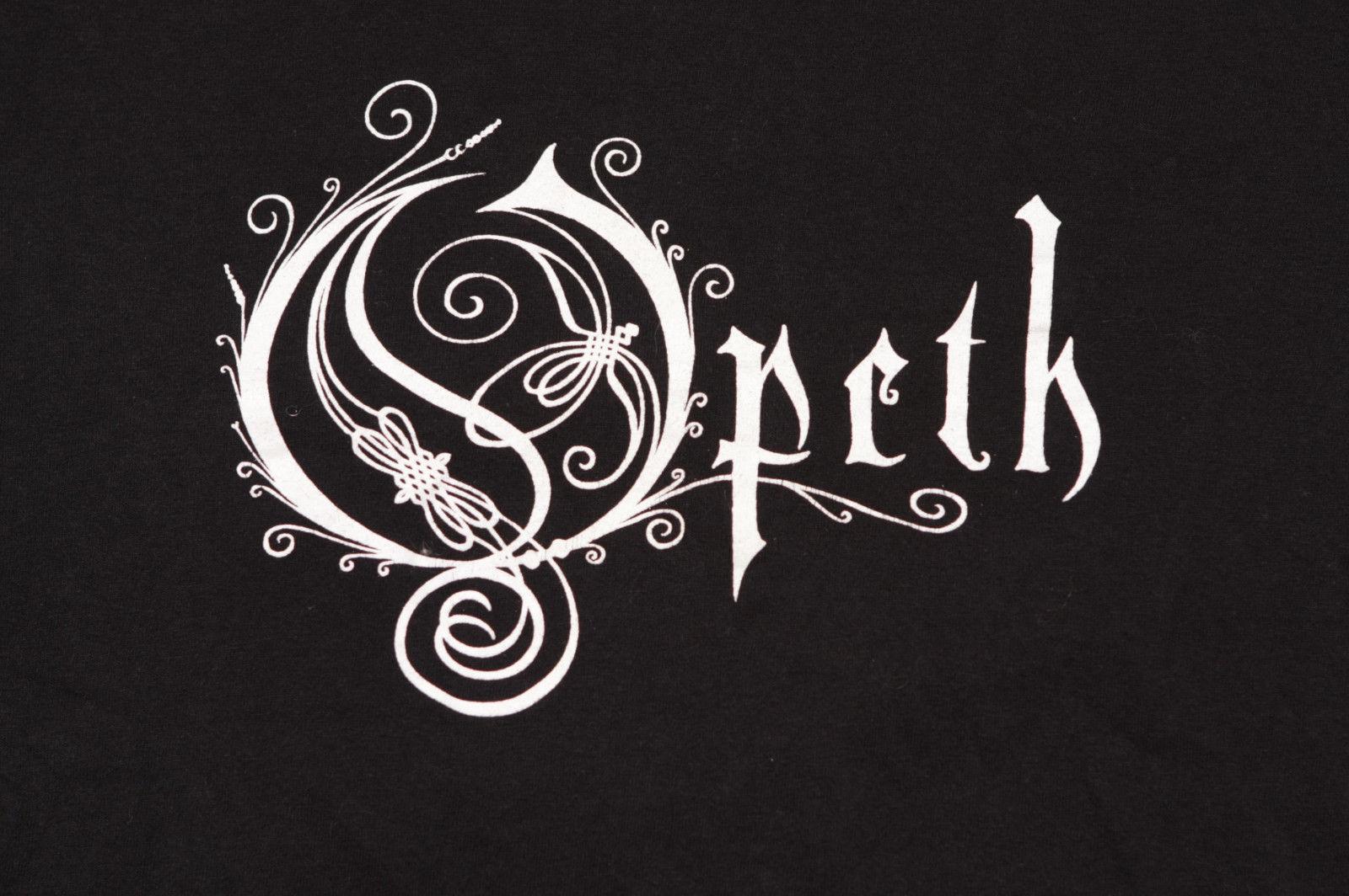 Gothic Logo - Opeth 2 sided logo T-Shirt gothic black metal concert tour tee mastodon  emperor Men Women Unisex Fashion tshirt Free Shipping