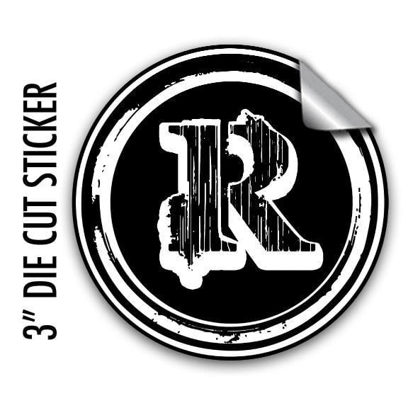 Rottun Logo - EXCISION -Rottun- Sticker