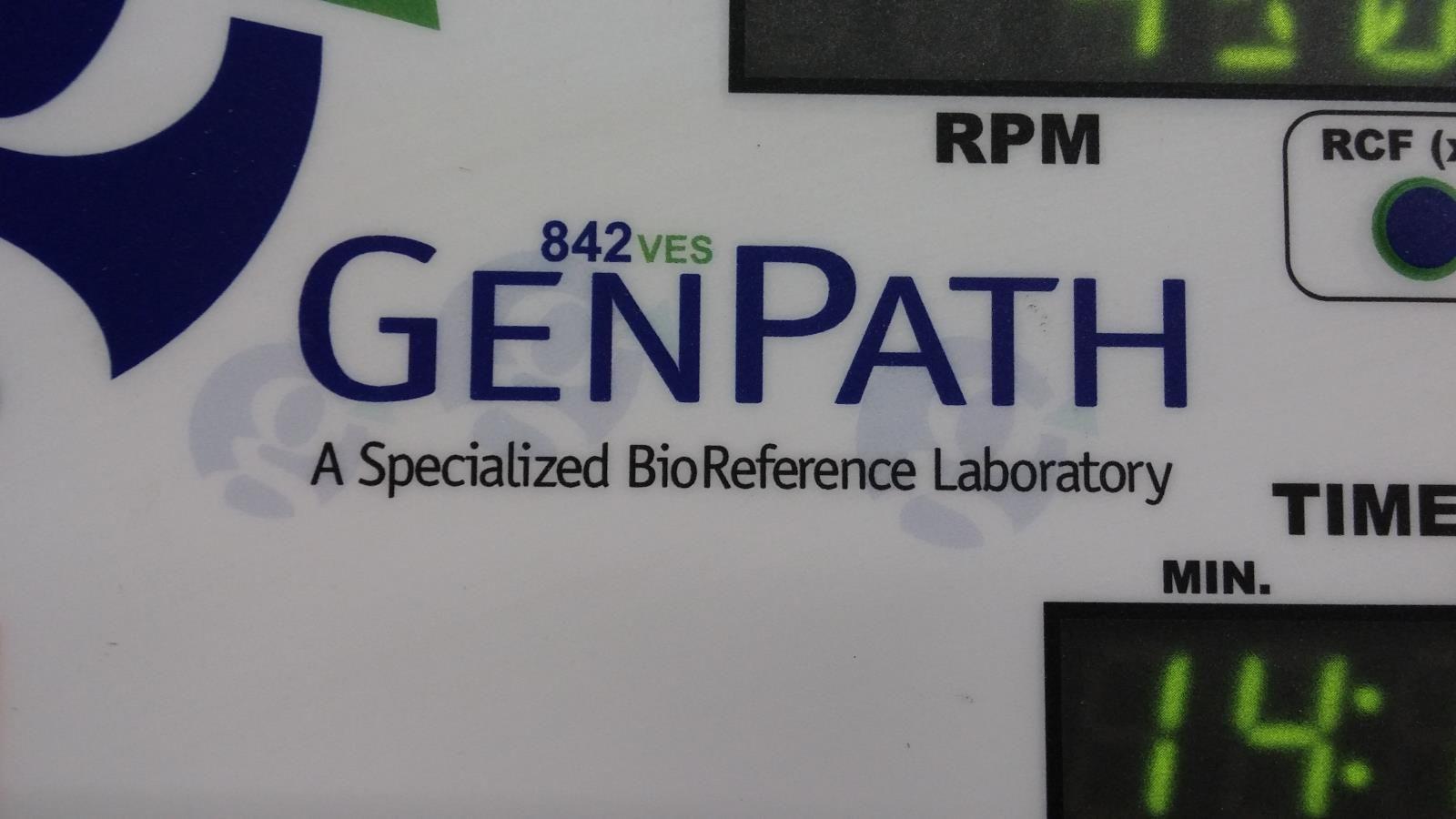 GenPath Logo - GenPath 842VES Special COAG 4500 RPM Centrifuge