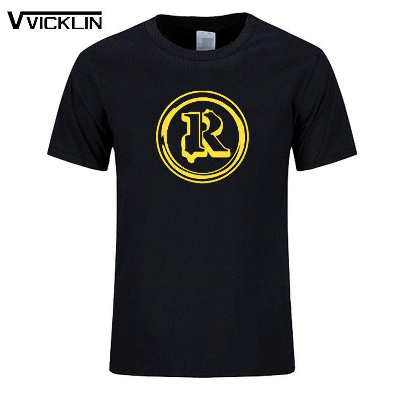 Rottun Logo - 2017 Fashion Rottun Recordings Printed Men T shirt Short Sleeve Casual t  shirt Hipster Fractal Pattern tees Cool Tops Plus Size-in T-Shirts from  Men's ...