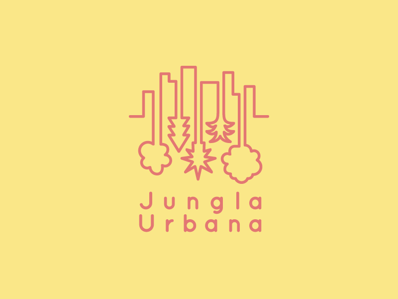 Urbana Logo - Jungla Urbana Logo by Daniela Madriz on Dribbble