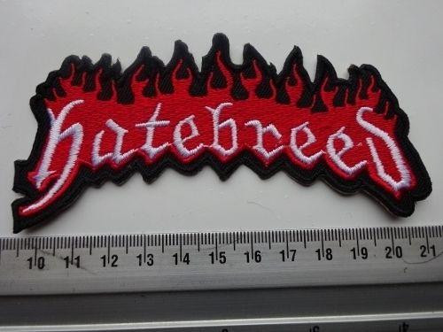 Hatebreed Logo - HATEBREED - FLAMED LOGO | Patches | Riffs Merchandise