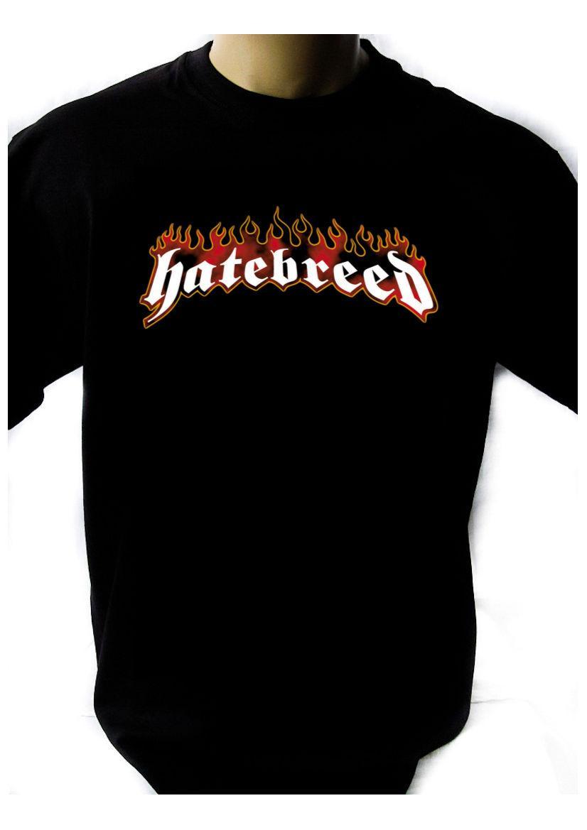 Hatebreed Logo - HATEBREED LOGO Black New T-shirt Rock T-shirt Rock Band Shirt Rock Tee  Casual male tshirt Free shipping tees men tops tees