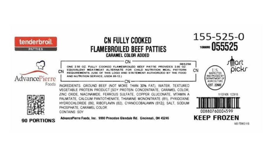 AdvancePierre Logo - AdvancePierre Foods, Inc. recalls frozen beef patties due to