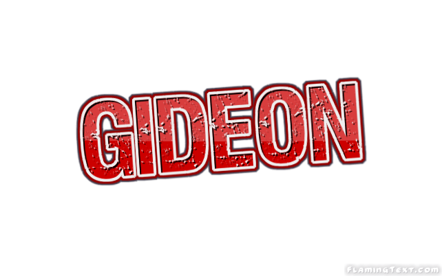 Gideon Logo - Gideon Logo | Free Name Design Tool from Flaming Text