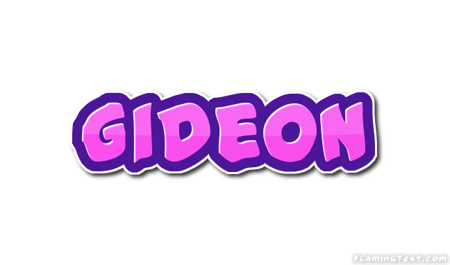 Gideon Logo - Gideon Logo. Free Name Design Tool from Flaming Text