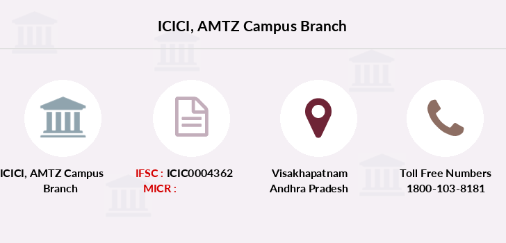 Amtz Logo - ICICI AMTZ Campus IFSC Code ICIC0004362