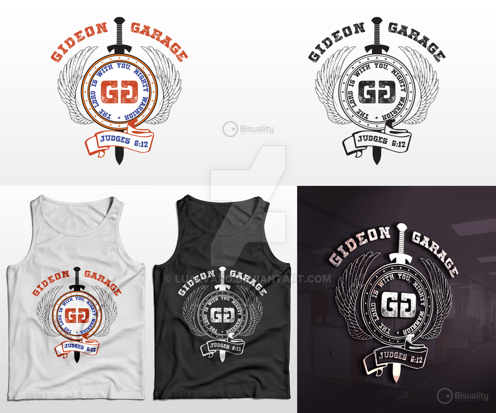 Gideon Logo - Gideon Garage Fitness Sport Military Regimen Logo by lualvaro on ...