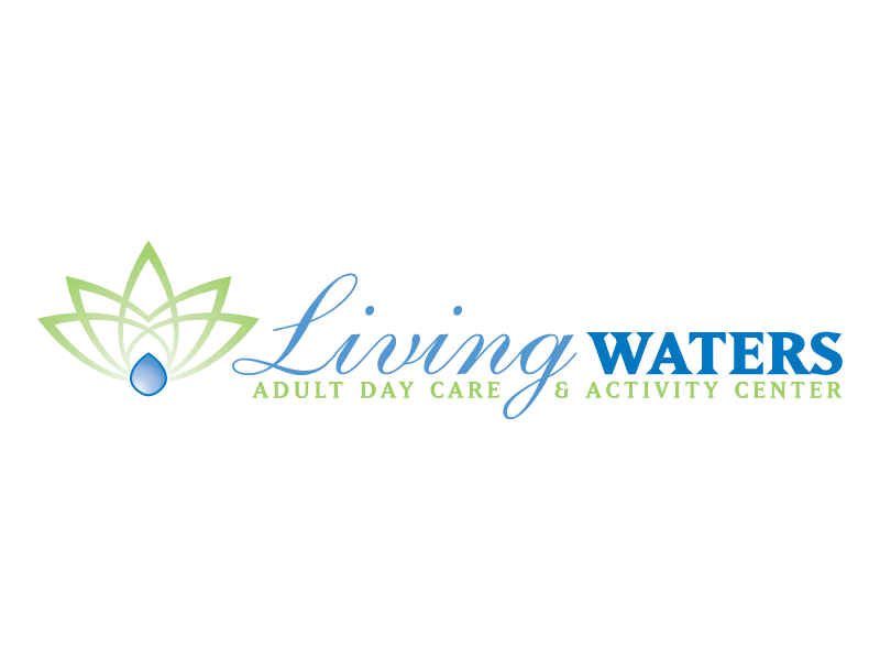 Waters Logo - Living Waters Adult Daycare Logo heygrasshopper creative