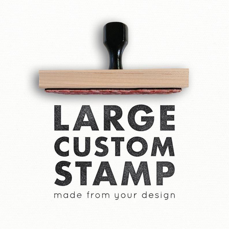 Stamps Logo - Large Custom Stamp | Custom Logo Stamp | Custom Rubber Stamp Large Custom  Stamps | Business Stamp | Bag Stamp | Branding Package | Creatiate