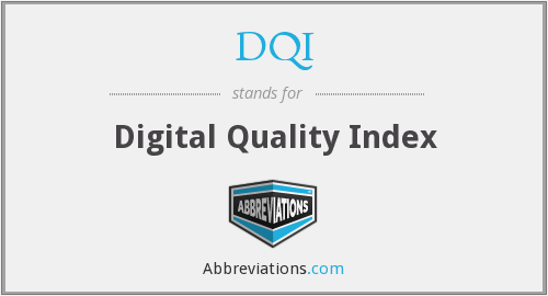 Dqi Logo - DQI - Digital Quality Index