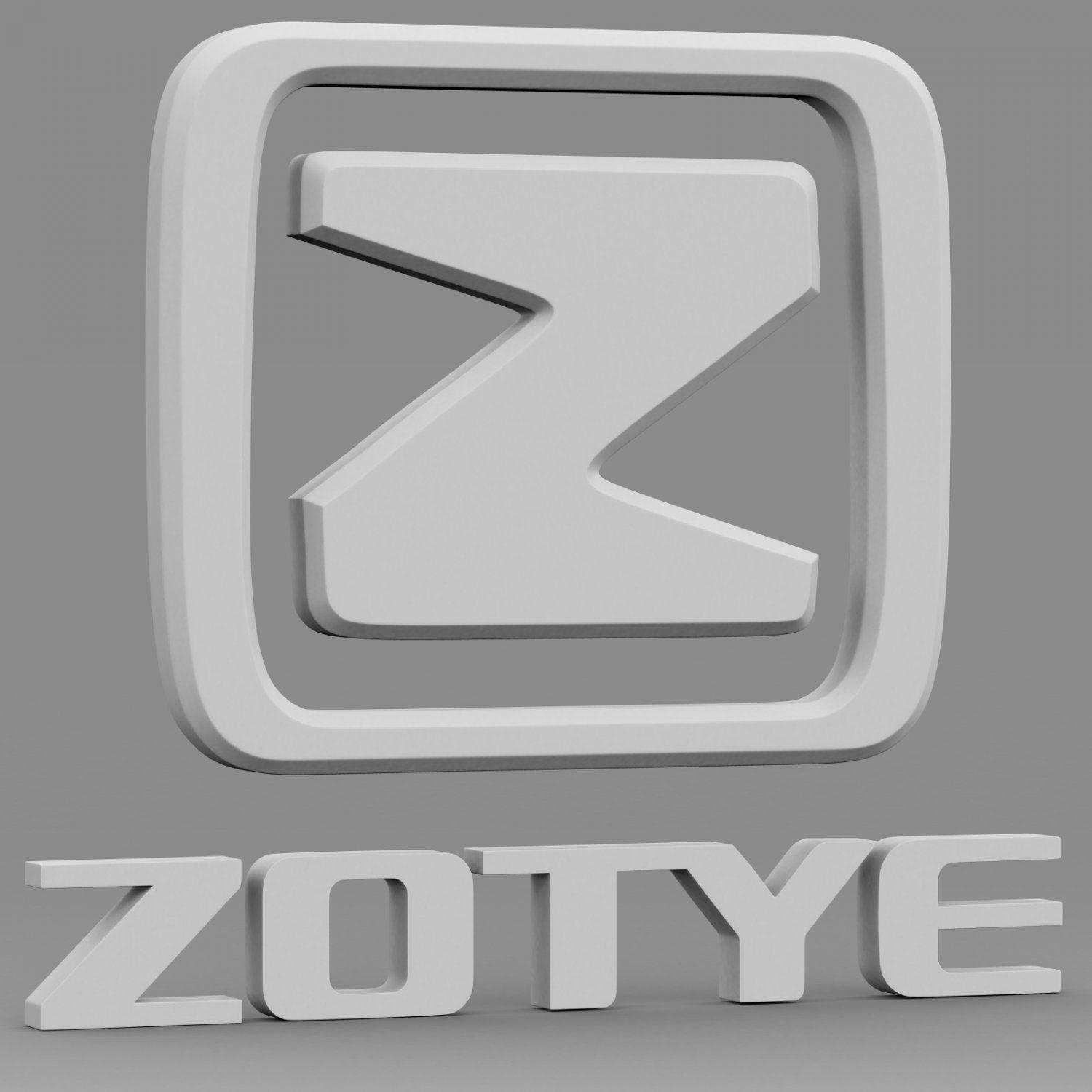 Zotye Logo - Zotye logo 3D Model in Parts of auto 3DExport
