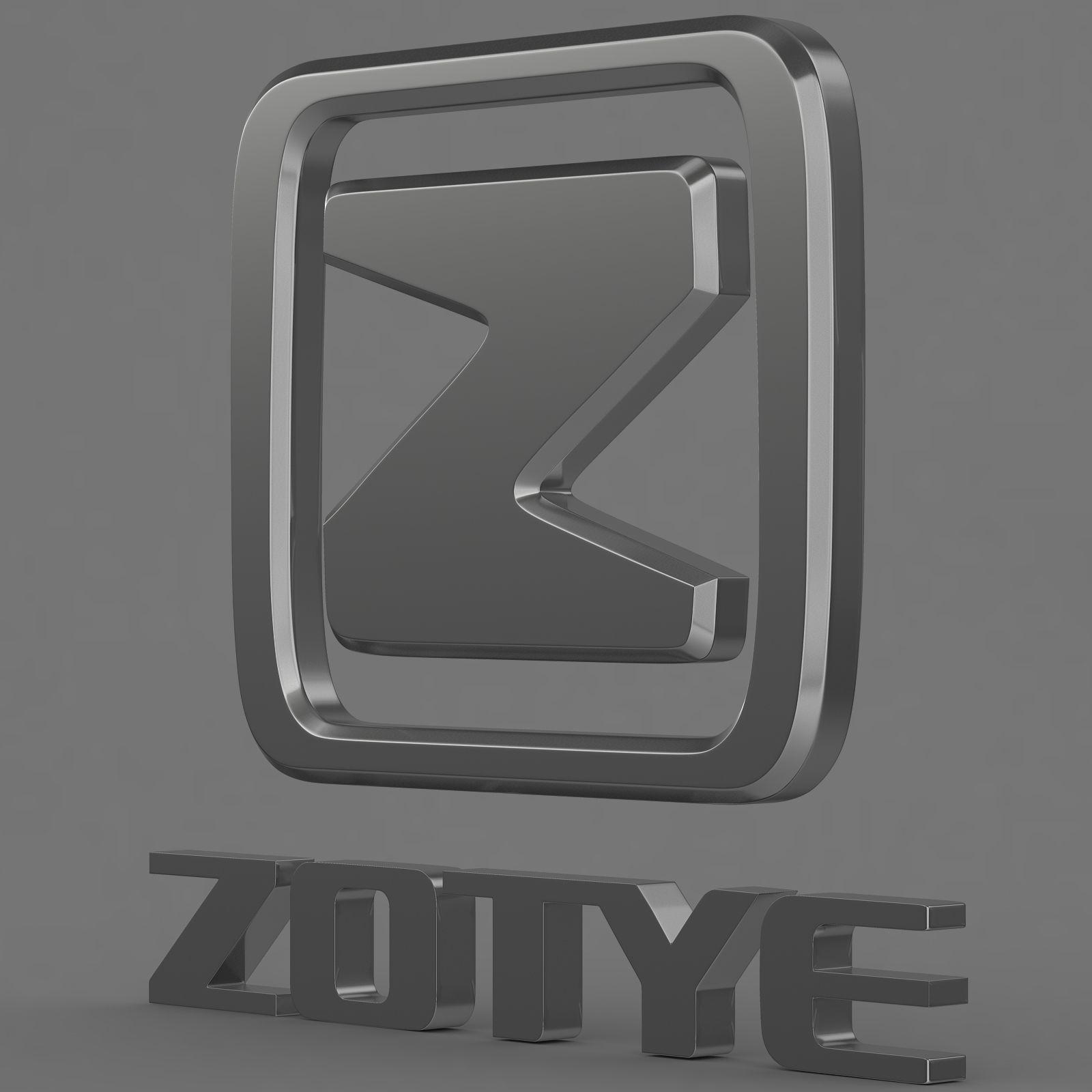 Zotye Logo - Zotye logoD model