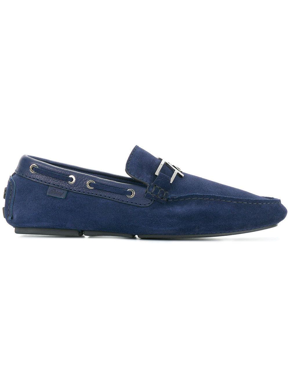 Brioni Logo - Brioni logo loafers Men's Shoes 4100 Outer Composition Suede 100