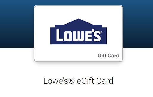 eGifter Logo - Dead] $100 Lowe's GC for $90 via eGifter