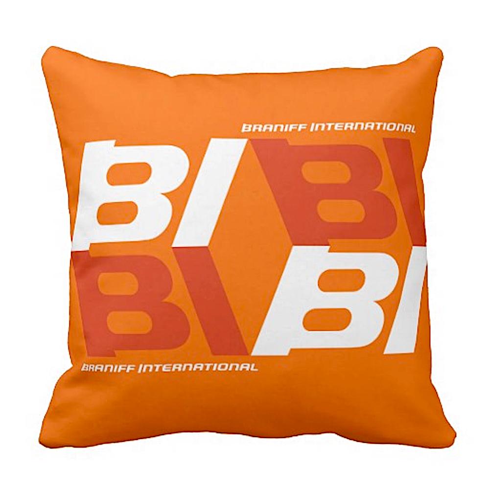 Braniff Logo - Pillow Braniff Alexander Girard Design BI Tile Logo Multiple Colors