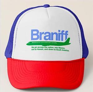 Braniff Logo - Details about Baseball Net Back Cap Mesh Multiple Colors with Braniff Logo