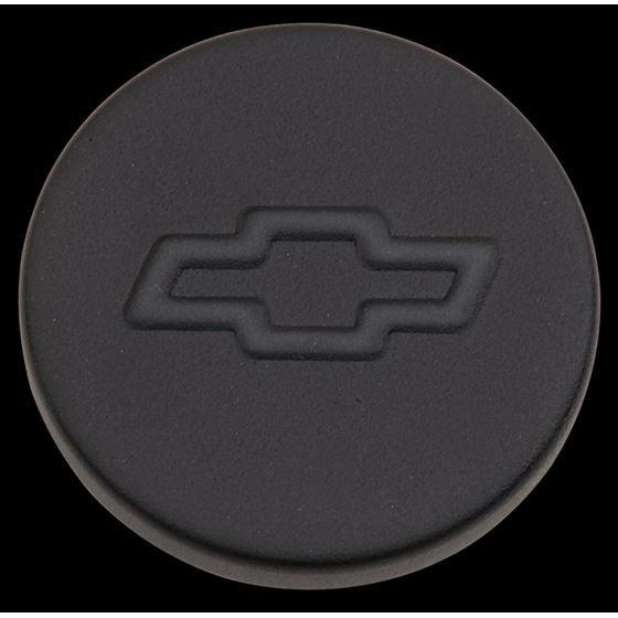 Bowtie Logo - Chevrolet Performance Parts 141-629 Engine Oil Filler Cap Push-In Style  1.22 Hole Bowtie Logo Black Crinkle