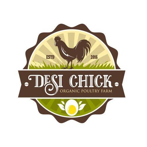 Poultry Logo - Creating a logo for an organic poultry farming company. Logo design