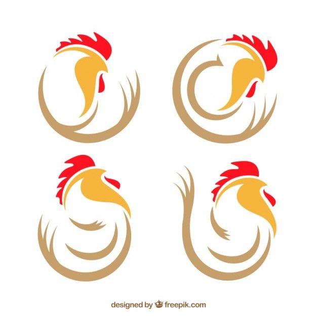 Poultry Logo - Abstract hens Free Vector. ai and picture. Vector free, Hens, Logos
