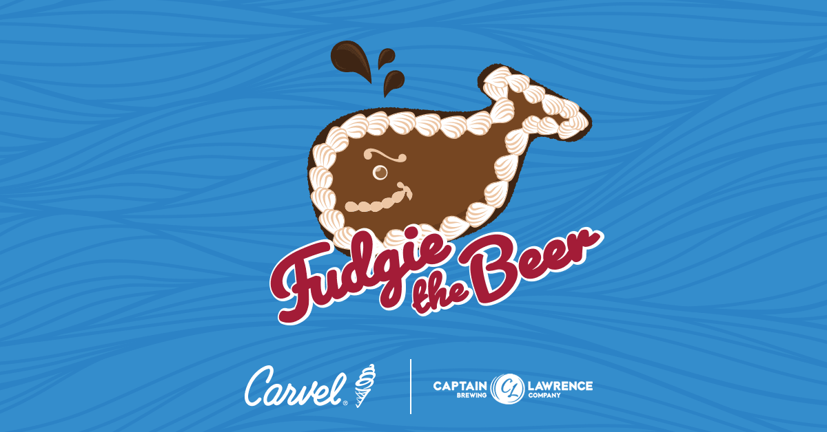 Carvel Logo - Fudgie the Beer. Captain Lawrence Brewing Co. & Carvel