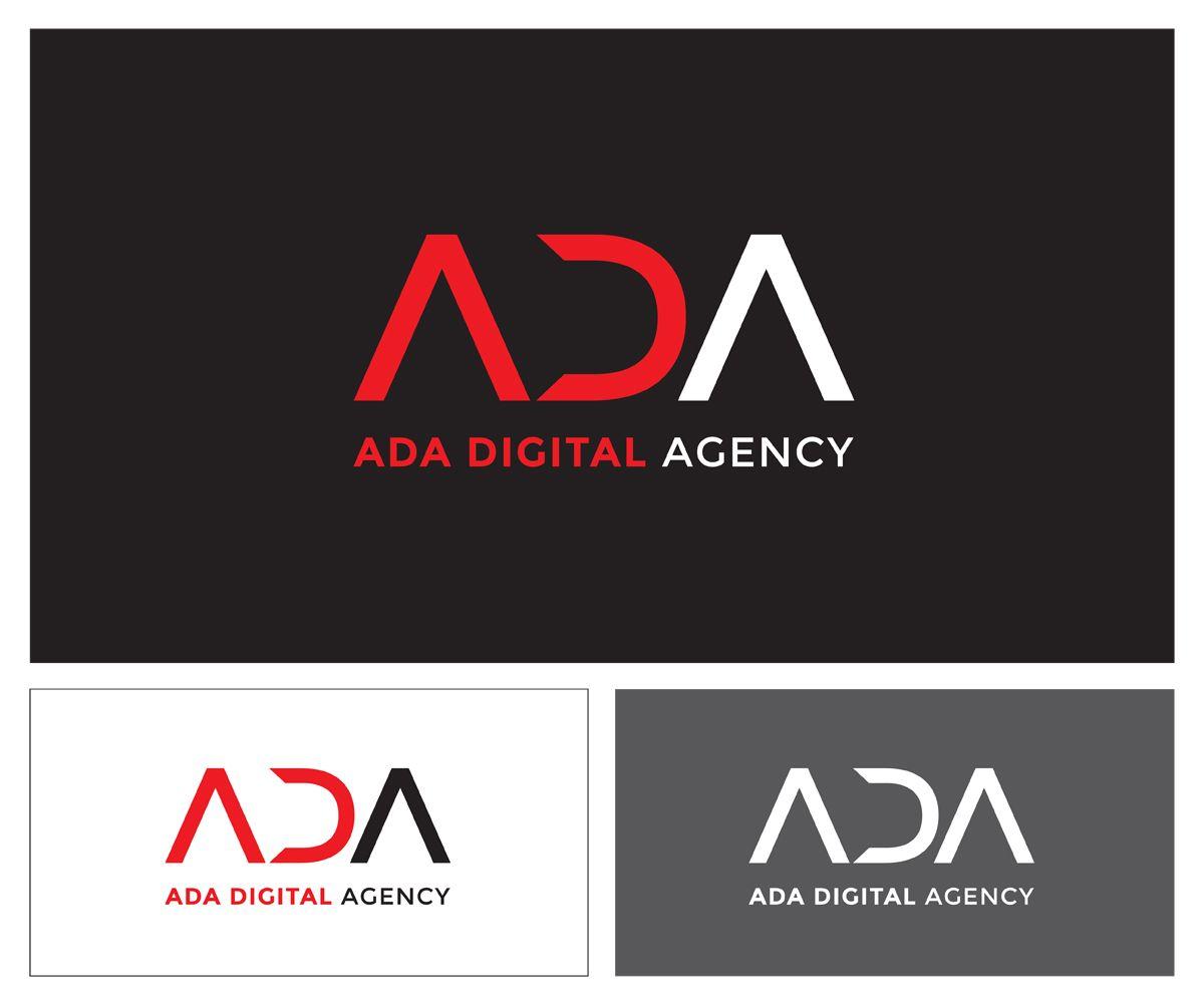 Ada Logo - Elegant, Modern, Digital Logo Design for First line: ADA, second