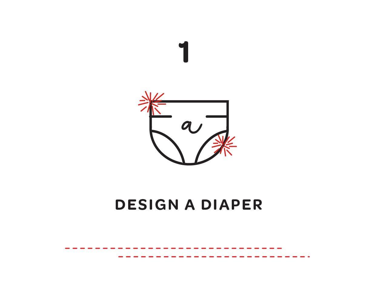 Diaper Logo - Custom Baby Diaper Patterns & Designs Made by You™ Premium