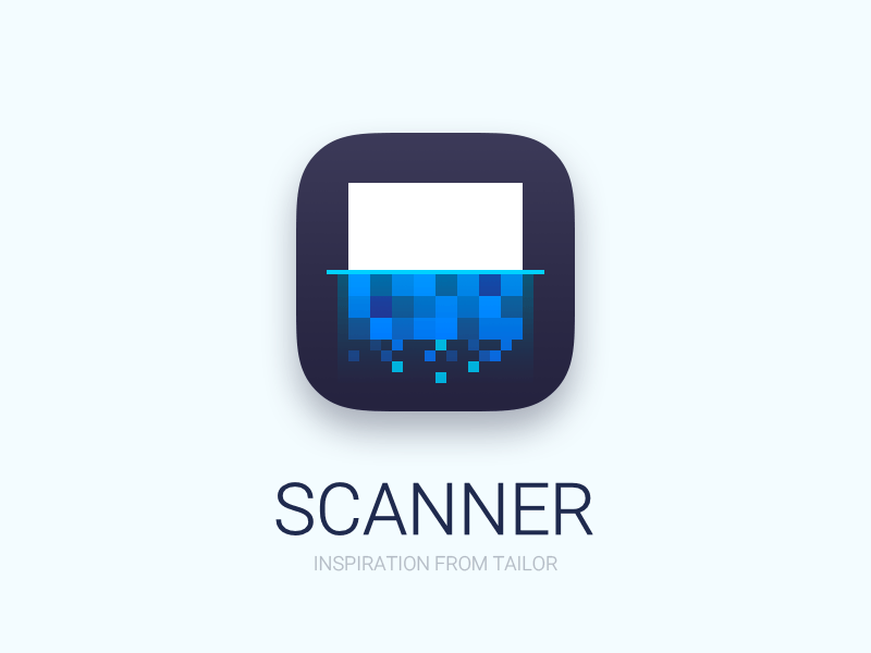 Scanner Logo - Scanner. logo, Icon. Mobile app icon, App icon, App logo