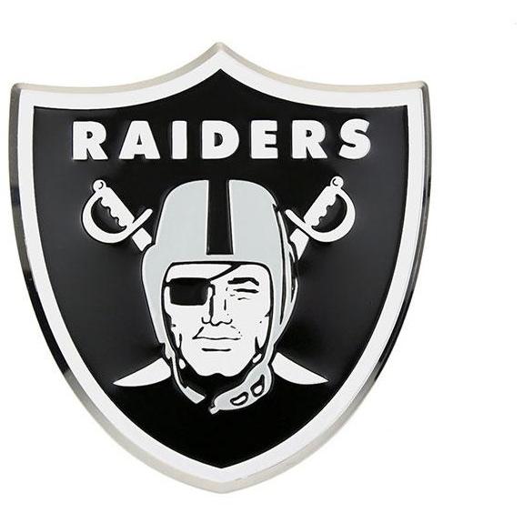ProMark Logo - NFL Oakland Raiders 3-D Color Logo Auto Emblem By Team ProMark