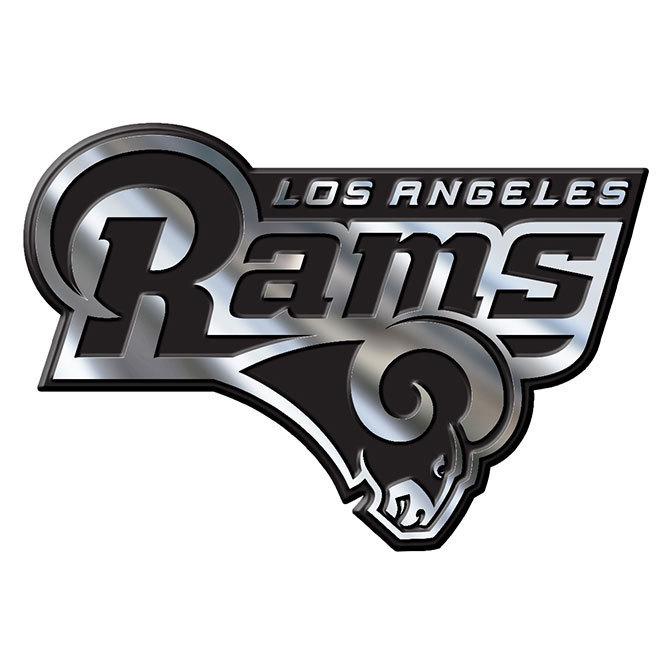 ProMark Logo - NFL Los Angeles Rams 3-D Auto Team Chrome Emblem Team ProMark