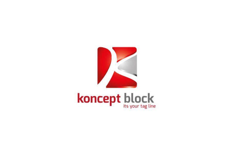 Koncept Logo - koncept block Logo ~ Logo Templates ~ Creative Market