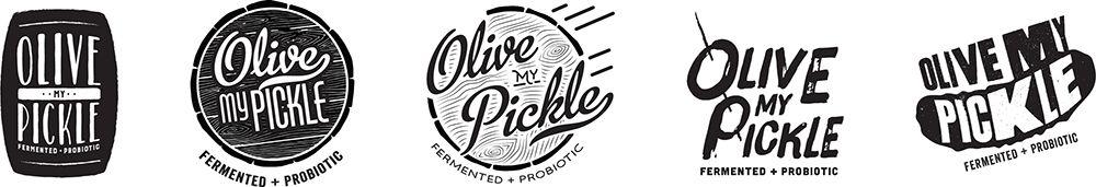 Pickle Logo - Olive My Pickle. Brand, Logo & Label Design. S4 Portfolio