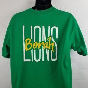 Borah Logo - Vintage Borah Lions High School Boise Idaho T Shirt XL Green I3 | eBay