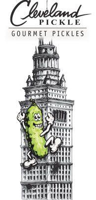 Pickle Logo - Cleveland Pickle. Gourmet Pickles and Sandwich Shop